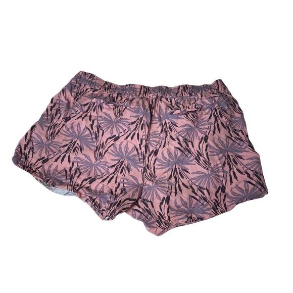 Madewell Oasis Palms Pull on summer shorts M pink - Picture 4 of 7
